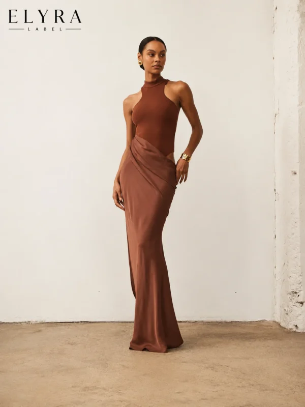 Hollow Out Maxi Dress