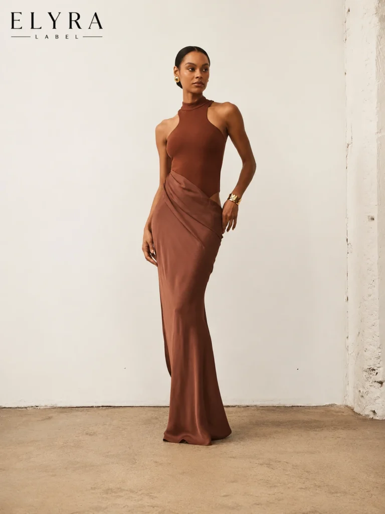Hollow Out Maxi Dress
