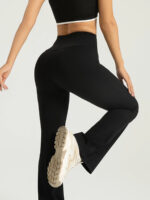 High Waisted Bootcut Yoga Pants – Flared Activewear Leggings - Image 10
