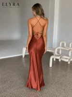 Satin Mermaid Maxi Dress – Premium Evening Gown - Image 2