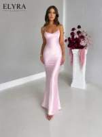 Satin Mermaid Maxi Dress – Premium Evening Gown - Image 3