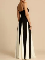 Sweetheart Spaghetti Strap Maxi Dress – Elegant A-Line Evening Gown - Image 3