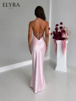 Satin Mermaid Maxi Dress – Premium Evening Gown - Image 4