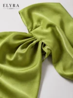 Satin Halter Maxi Dress – Elegant Backless Evening Gown - Image 5