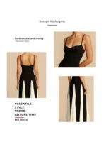 Sweetheart Spaghetti Strap Maxi Dress – Elegant A-Line Evening Gown - Image 5