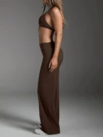 High Waisted Wide Leg Pants – Casual Stretch Trousers - Image 5