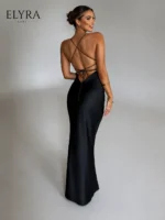 Satin Mermaid Maxi Dress – Premium Evening Gown - Image 6