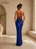 Satin Mermaid Maxi Dress – Premium Evening Gown - Image 8