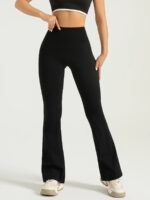 High Waisted Bootcut Yoga Pants – Flared Activewear Leggings - Image 9
