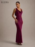 Satin Mermaid Maxi Dress | 7 Stunning Elegant Gowns - Image 9