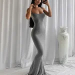 Sleeveless Bodycon Maxi Dress – Elegant Slim Fit Gown