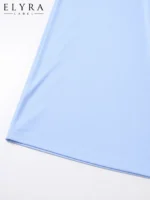 Sky Blue Halter Backless Maxi Dress | Elegant Summer Style - Image 10