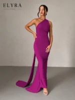 One Shoulder Backless Maxi Dress | Elegant Party Style - Image 19