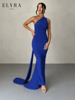 One Shoulder Backless Maxi Dress | Elegant Party Style - Image 17