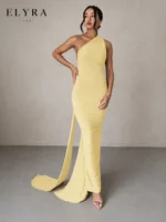 One Shoulder Backless Maxi Dress | Elegant Party Style - Image 16