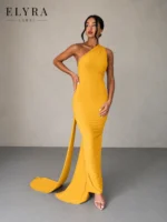 One Shoulder Backless Maxi Dress | Elegant Party Style - Image 15