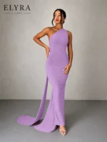 One Shoulder Backless Maxi Dress | Elegant Party Style - Image 14