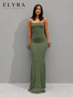 Sleeveless Bodycon Maxi Dress – Elegant Slim Fit Gown - Image 5