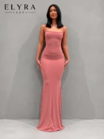 Sleeveless Bodycon Maxi Dress – Elegant Slim Fit Gown - Image 6