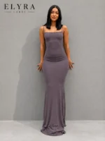 Sleeveless Bodycon Maxi Dress – Elegant Slim Fit Gown - Image 7