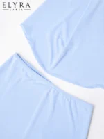 Sky Blue Halter Backless Maxi Dress | Elegant Summer Style - Image 7