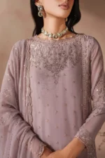Sequins Embroidered Chiffon Suit – 5 Elegant Features - Image 3