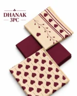 Dhanak Printed 3 Piece Suit – 6 Stunning Colours - Image 8