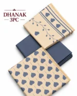 Dhanak Printed 3 Piece Suit – 6 Stunning Colours - Image 9