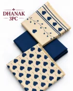 Dhanak Printed 3 Piece Suit – 6 Stunning Colours - Image 12