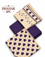 Dhanak Printed 3 Piece Suit – 6 Stunning Colours - Image 13