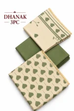 Dhanak Printed 3 Piece Suit – 6 Stunning Colours - Image 14