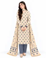 Dhanak Printed 3 Piece Suit – 6 Stunning Colours - Image 3