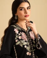 Batool Black Embroidered 2 Piece Suit – 7 Stunning Features - Image 4