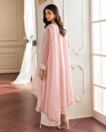 Baroque Embroidered Chiffon Suit – 5 Elegant Style - Image 2