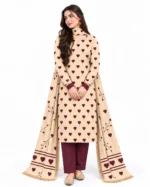 Dhanak Printed 3 Piece Suit – 6 Stunning Colours - Image 6