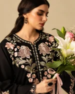 Batool Black Embroidered 2 Piece Suit – 7 Stunning Features - Image 5