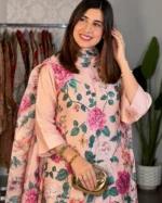 LULUSAR 3 Piece Shamooz Silk Suit – Printed Elegance - Image 2