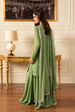 Lulusar Sage Green Crystal Work 3 Piece Outfit: 5 Stunning Details - Image 2
