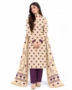 Dhanak Printed 3 Piece Suit – 6 Stunning Colours - Image 4