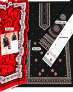 Jazmin Dhanak Embroidered 3 Piece Suit: 5 Stunning - Image 10