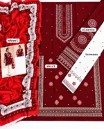Jazmin Dhanak Embroidered 3 Piece Suit: 5 Stunning - Image 7