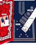 Jazmin Dhanak Embroidered 3 Piece Suit: 5 Stunning - Image 11