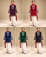Jazmin Dhanak Embroidered 3 Piece Suit: 5 Stunning - Image 6