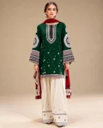 Jazmin Dhanak Embroidered 3 Piece Suit: 5 Stunning - Image 3