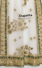Azure Ivory Embroidered Chiffon 3 Piece Suit: 5 Stunning Details - Image 9