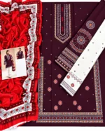 Jazmin Dhanak Embroidered 3 Piece Suit: 5 Stunning - Image 8
