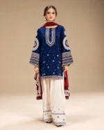 Jazmin Dhanak Embroidered 3 Piece Suit: 5 Stunning - Image 5