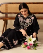 Batool Black Embroidered 2 Piece Suit – 7 Stunning Features - Image 3