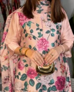 LULUSAR 3 Piece Shamooz Silk Suit – Printed Elegance - Image 3